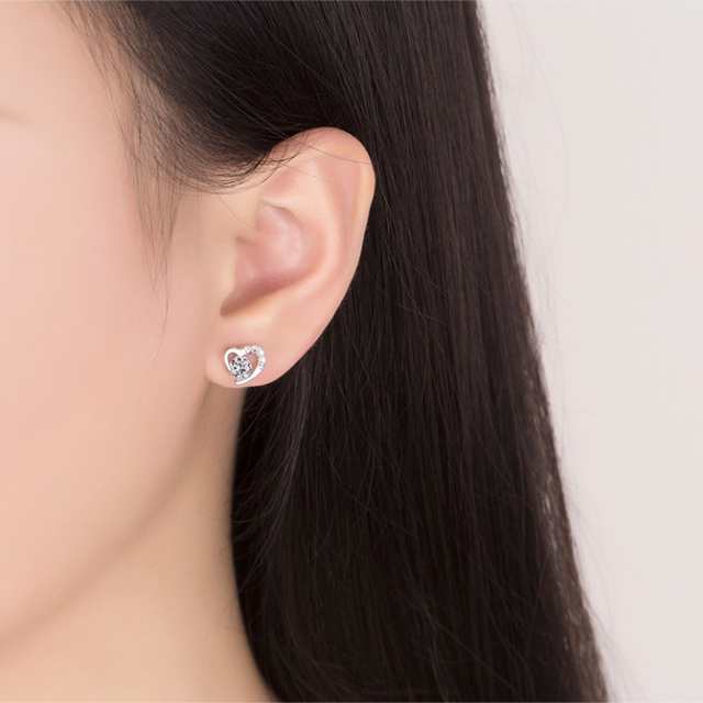 ピアス レディース シルバー925 金属アレルギー対応 小さめ